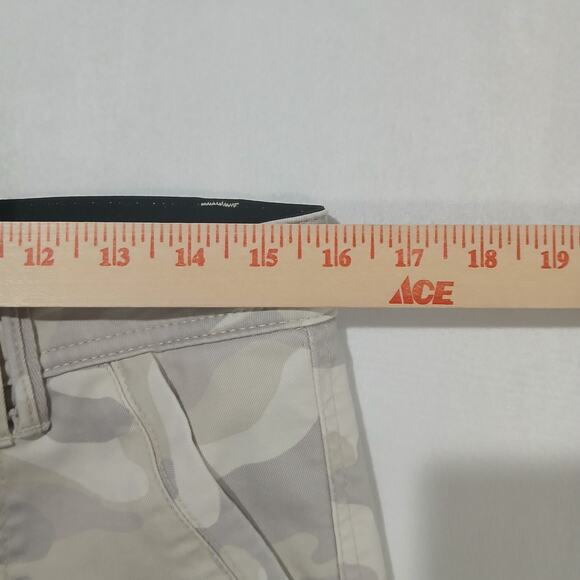 Mac And Me Jeans Camo Cargo Gorpcore Size 8 Elastic Waist Cotton Stretch Light - Picture 8 of 11